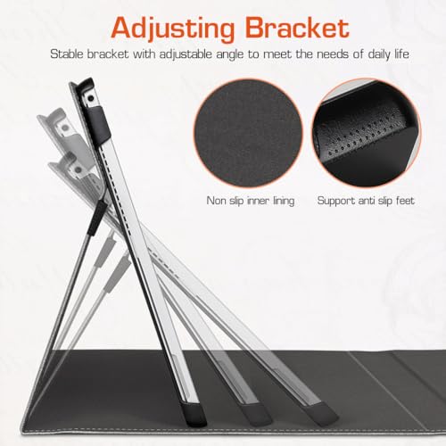ZORBES® Tablet Cover for Surface Pro 9 10 11 13 inch PU Leather Case 2 in 1 with Anti-Slip Lining Stylus Pen Design Fashion Embossing for 3PCS ZORBES® Tablet Cover for Surface Pro 9 10 11 13 inch PU Leather Case 2 in 1 with Anti-Slip Lining Stylus Pen Design Fashion Embossing for 3PCS
